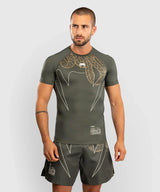 Venum Rashguard Kurzarm Serpenti – Khaki Grün