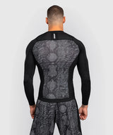 Venum Rashguard Langarm G-Fit Scales – Schwarz/Grau