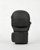 Caged MMA-Sparringhandschuhe Shadow - Mattschwarz