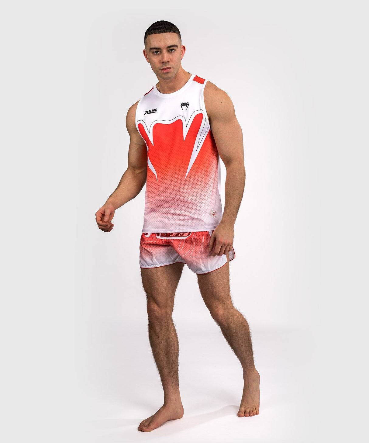Venum x RWS 2.0 Dry-Tech Tank Top – Weiss/Rot
