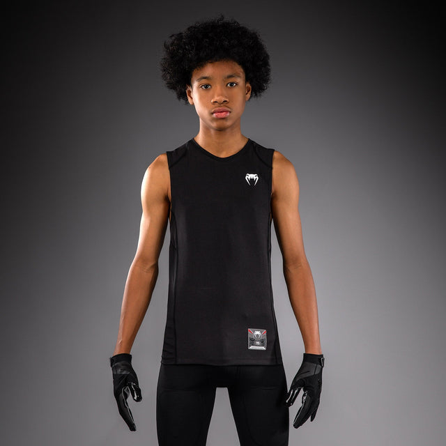 Venum Tank Top Elite Kompression Kinder - Schwarz