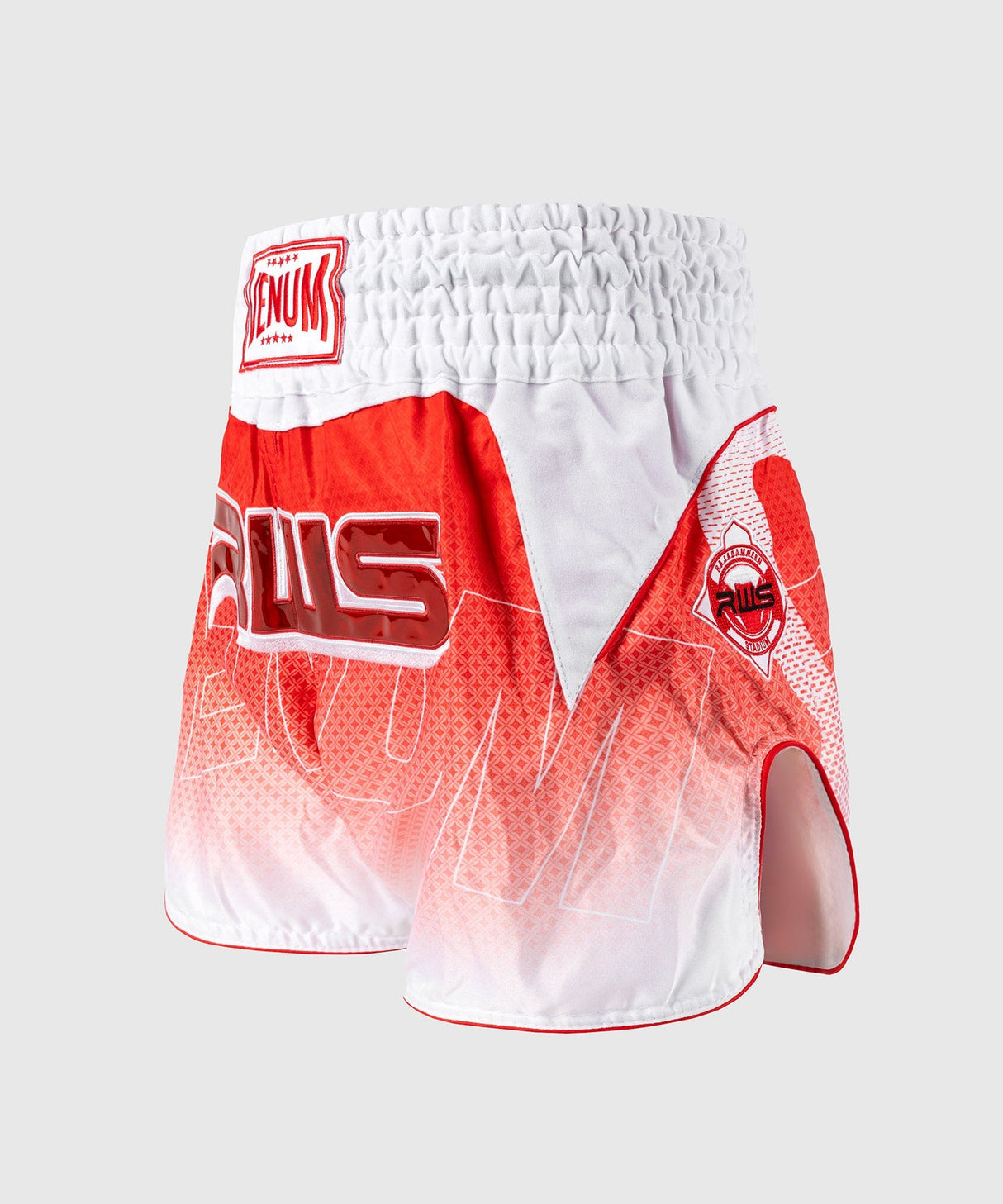 Venum x RWS 2.0 Muay Thai Shorts – Weiss/Rot