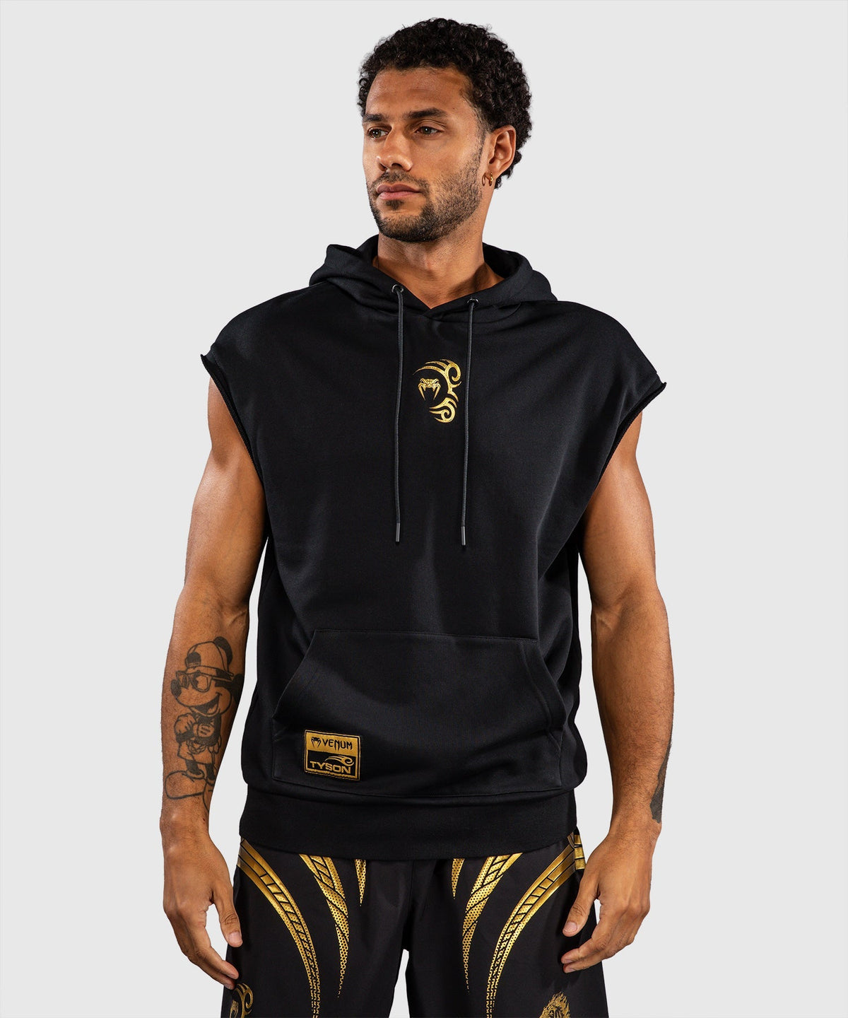Venum x Mike Tyson Hoodie Ärmellos - Schwarz/Gold