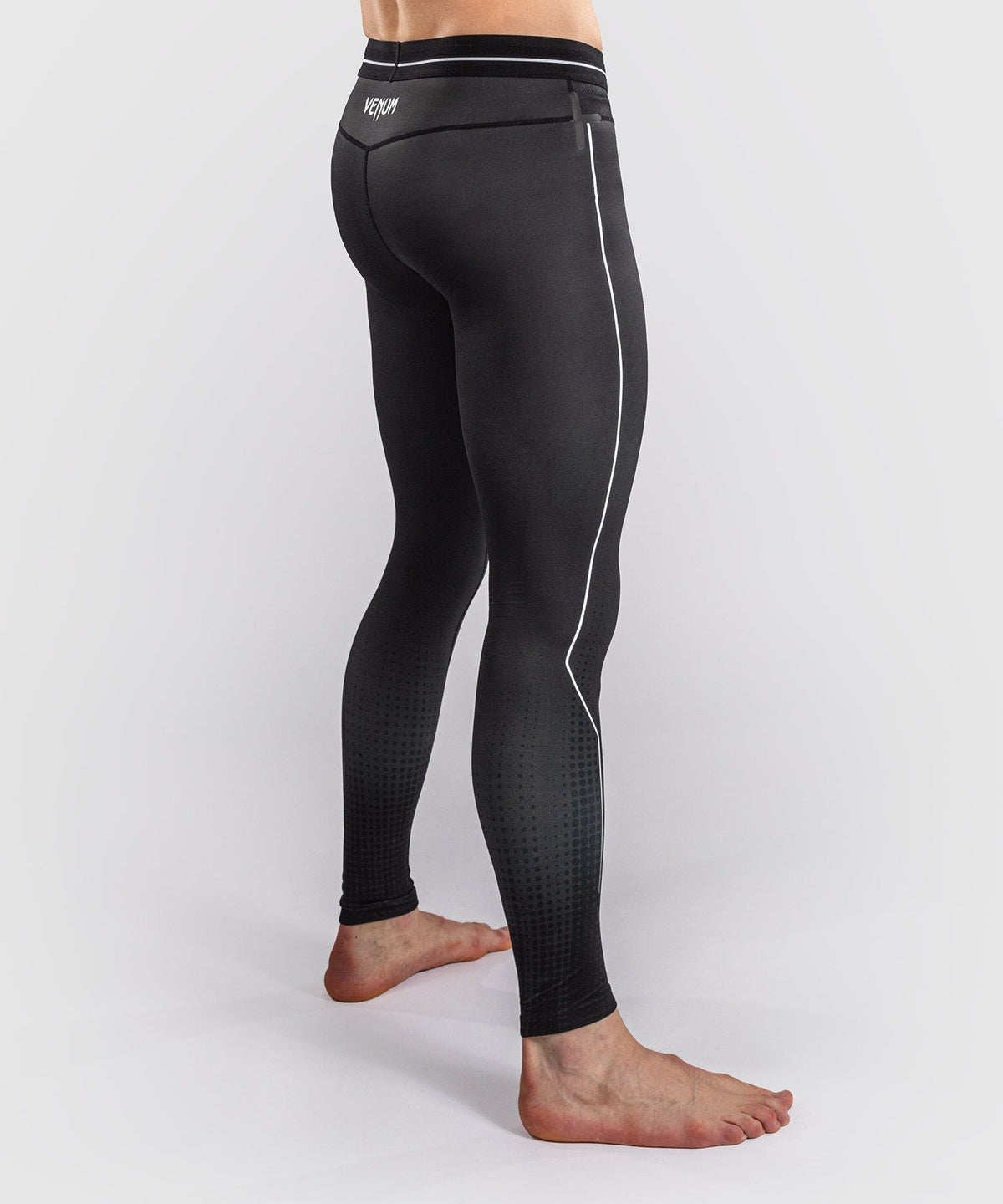 Venum Kompressionshose Stealth - Schwarz/Weiß
