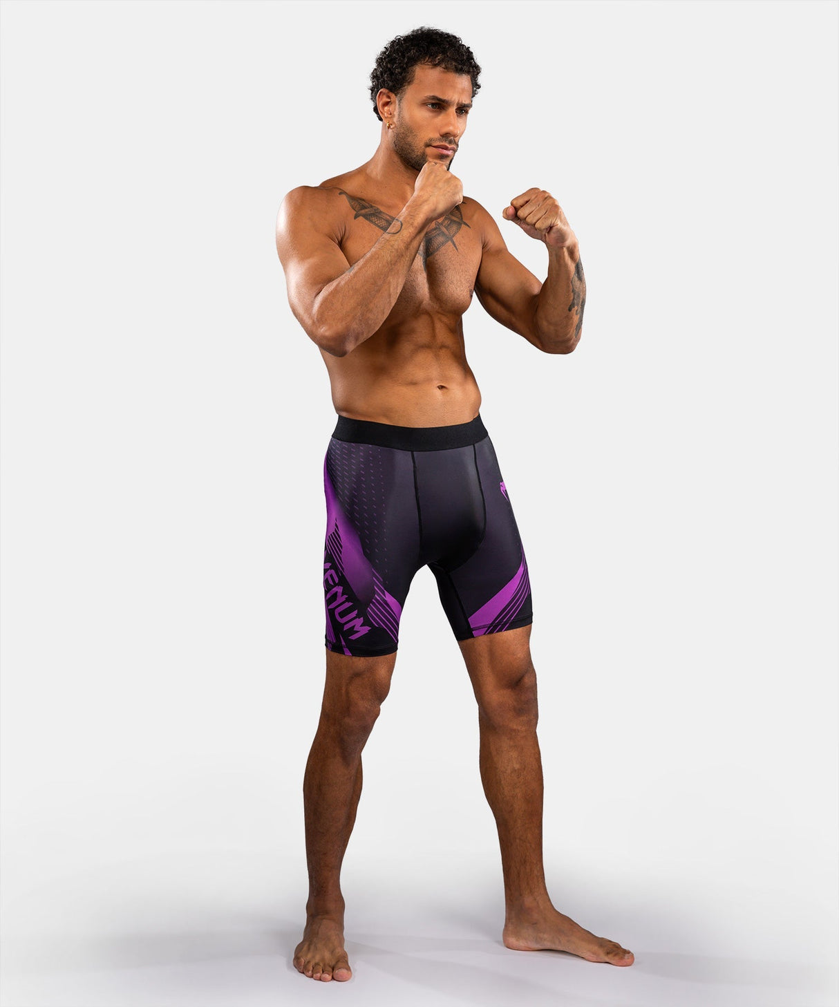 Venum Kompressionsshorts No-Gi 6.0 - Schwarz/Lila