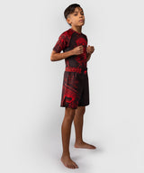 Venum MMA Shorts Wolf Atak Kinder - Schwarz/Rot