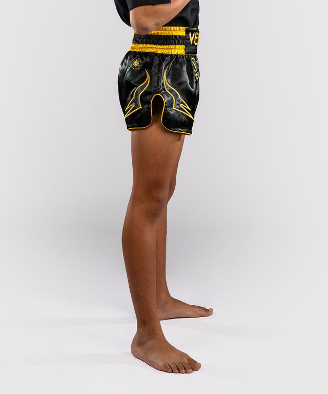 Venum Muay Thai Shorts Bangkok Fury Kinder - Schwarz/Gold