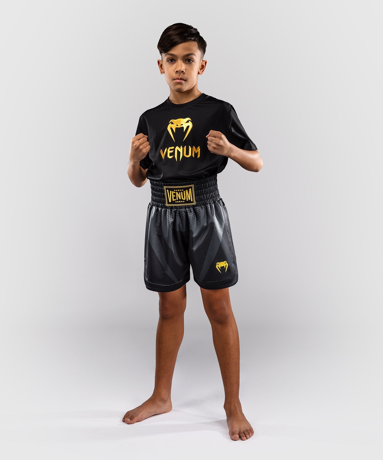Venum Attack Boxhose Kinder - Schwarz/Gold