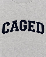 Caged Hoodie Varsity - Grau Meliert