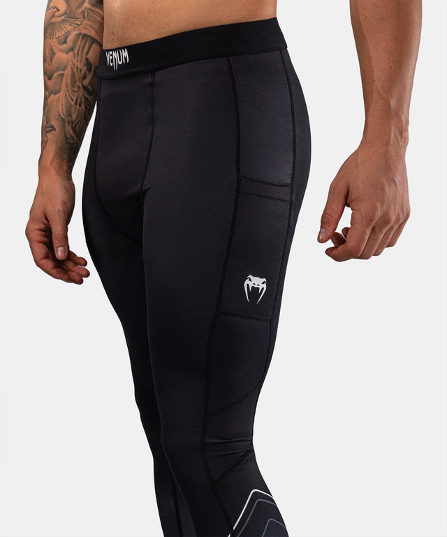 Venum Kompressionshose Streamline - Schwarz/Weiß
