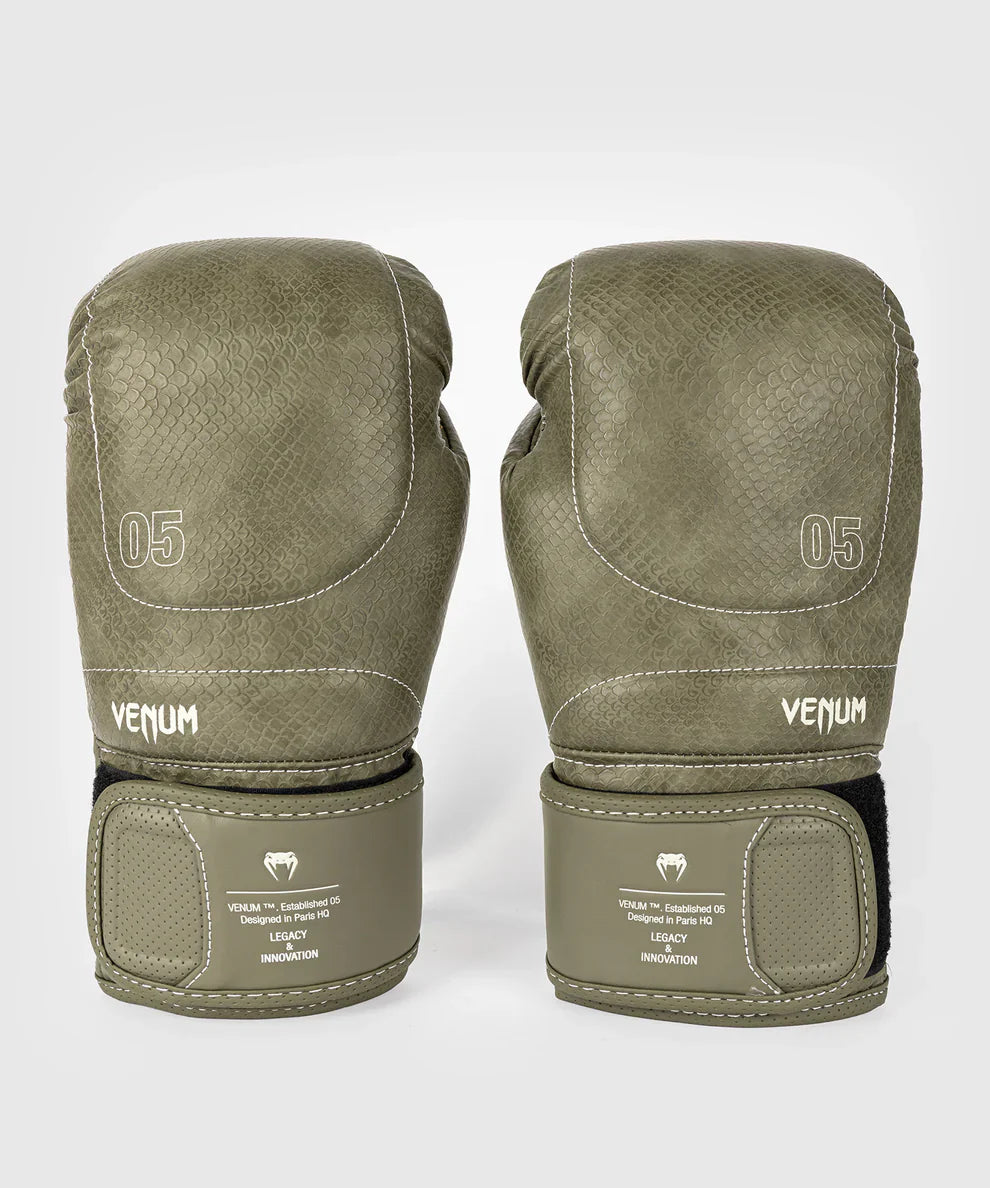 Venum Boxhandschuhe Impact Evo Scales – Armeegrün