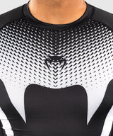 Venum No Gi Rashguard Kurzarm – Schwarz/Weiss
