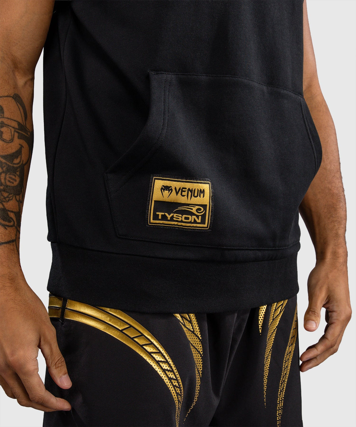 Venum x Mike Tyson Hoodie Ärmellos - Schwarz/Gold
