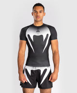 Venum No Gi Rashguard Kurzarm – Schwarz/Weiss