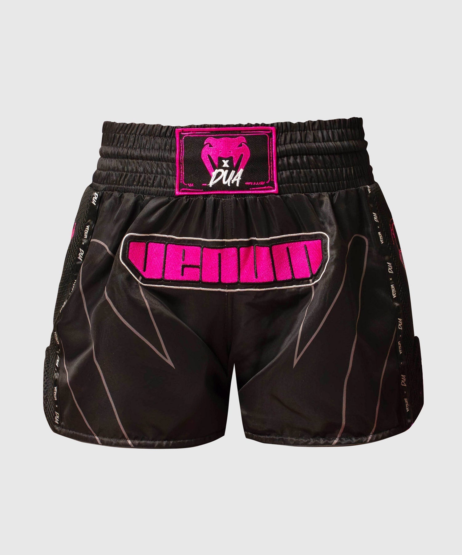 Venum Muay Thai Shorts x Dua - Schwarz/Fuchsia Rosa
