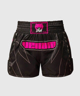 Venum Muay-Thai-Shorts x Dua - Schwarz/Fuchsia Rosa