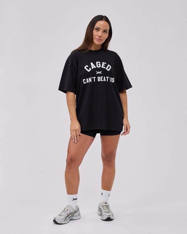 Caged Club T-shirt - Schwarz