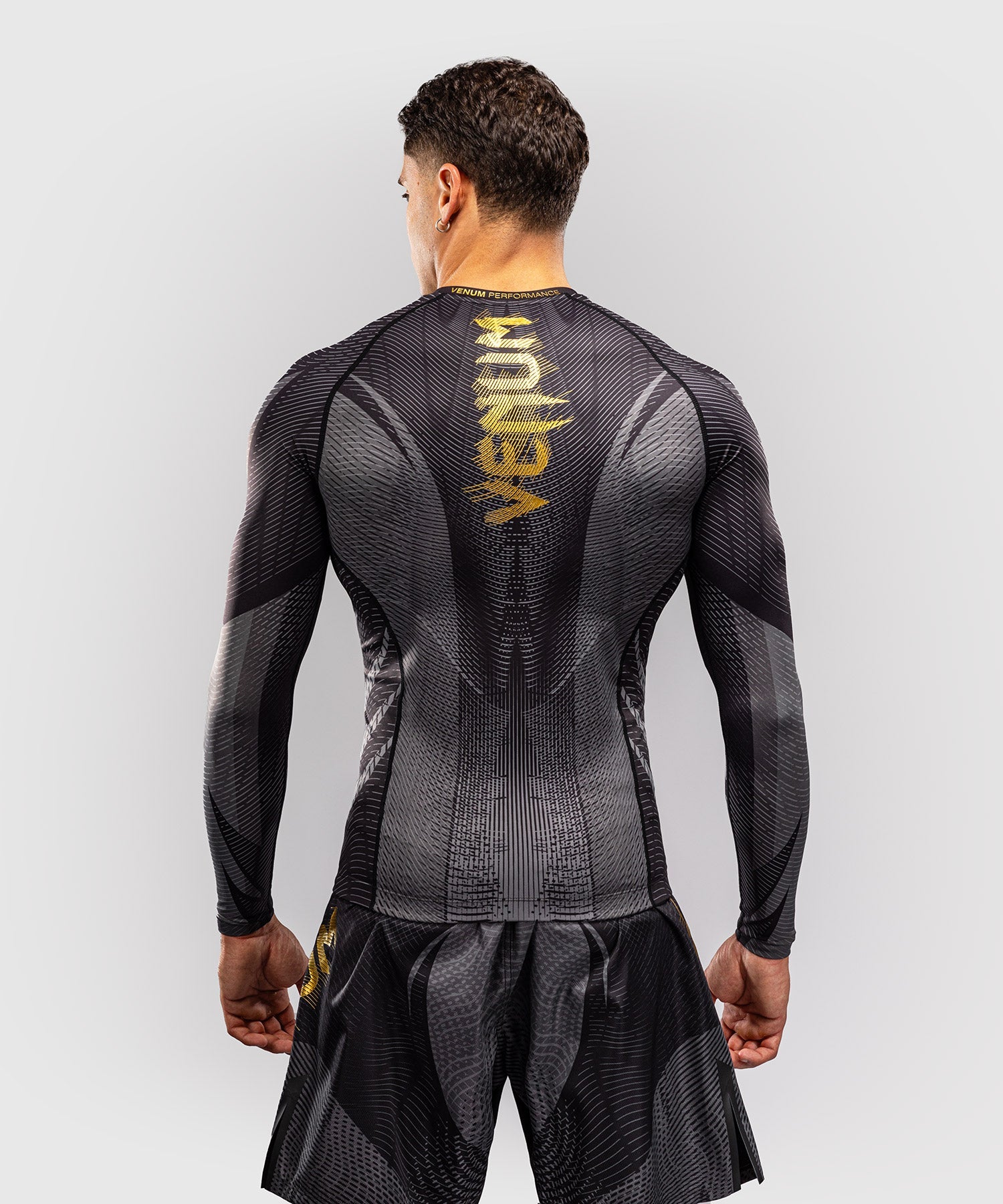 Venum Rashguard Galactic 3.0 Lange Ärmel - Schwarz/Gold