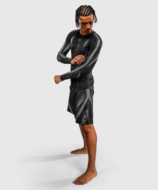 Venum Rashguard Amazonia Reborn Lange Ärmel - Schwarz/Grau