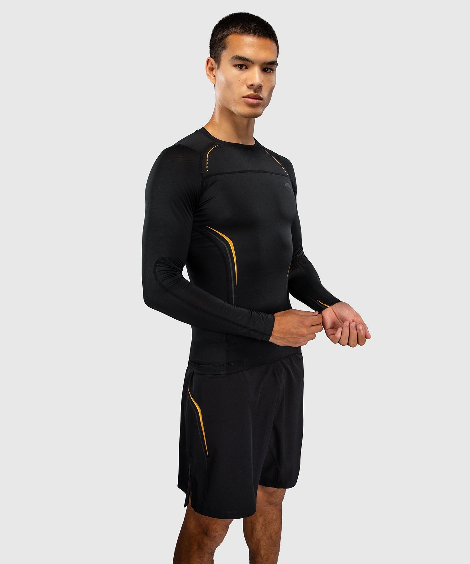 Venum Rashguard G-Core Lange Ärmel - Schwarz/Gold