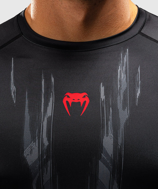 Venum Rashguard Demon Lange Ärmel - Schwarz/Grau