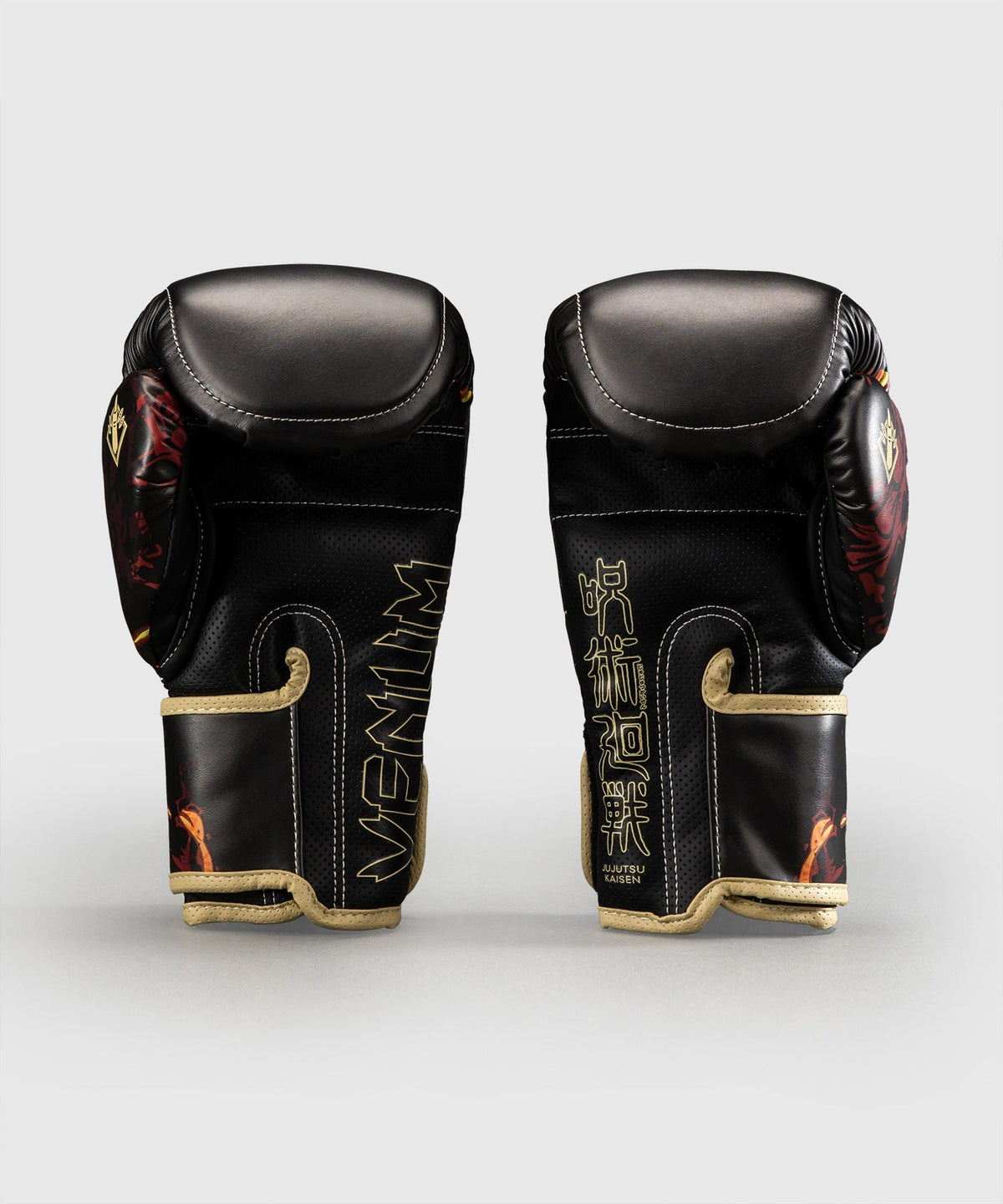 Venum Boxhandschuhe Jujutsu Kaisen x Sukuna Impact Evo - Schwarz/Beige