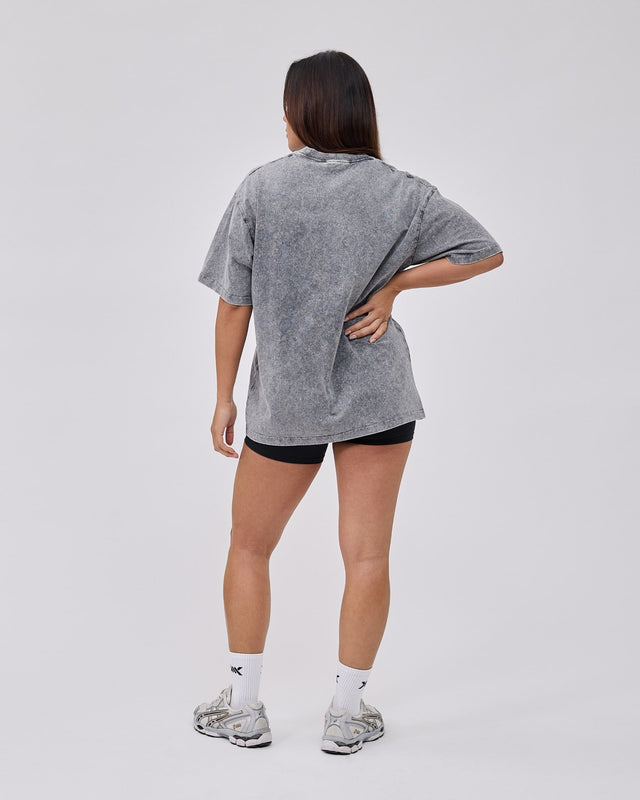 Caged Classic T-shirt - Washed Grau