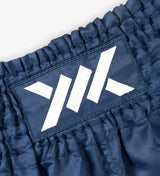 Caged Muay Thai Shorts Classic - Navy Blau/Weiss