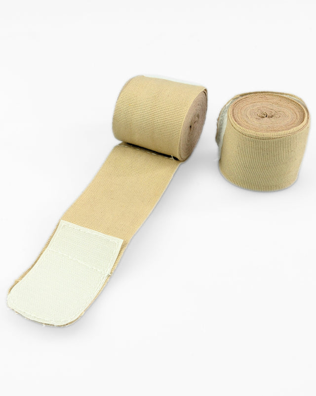 Caged Boxbandagen Essential – Sand (inklusive Waschbeutel)