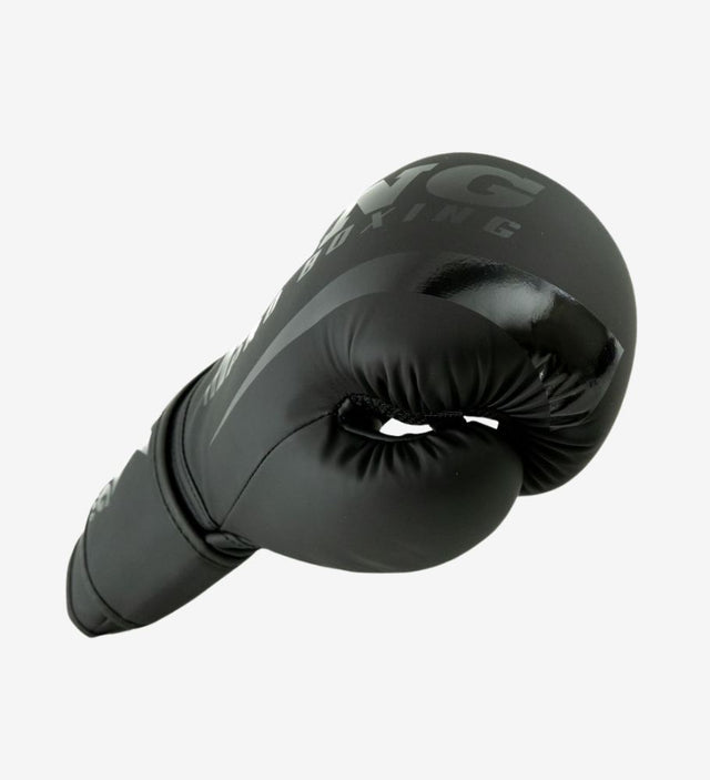 King Boxhandschuhe Revo - Schwarz/Schwarz - The Fight Company Deutschland