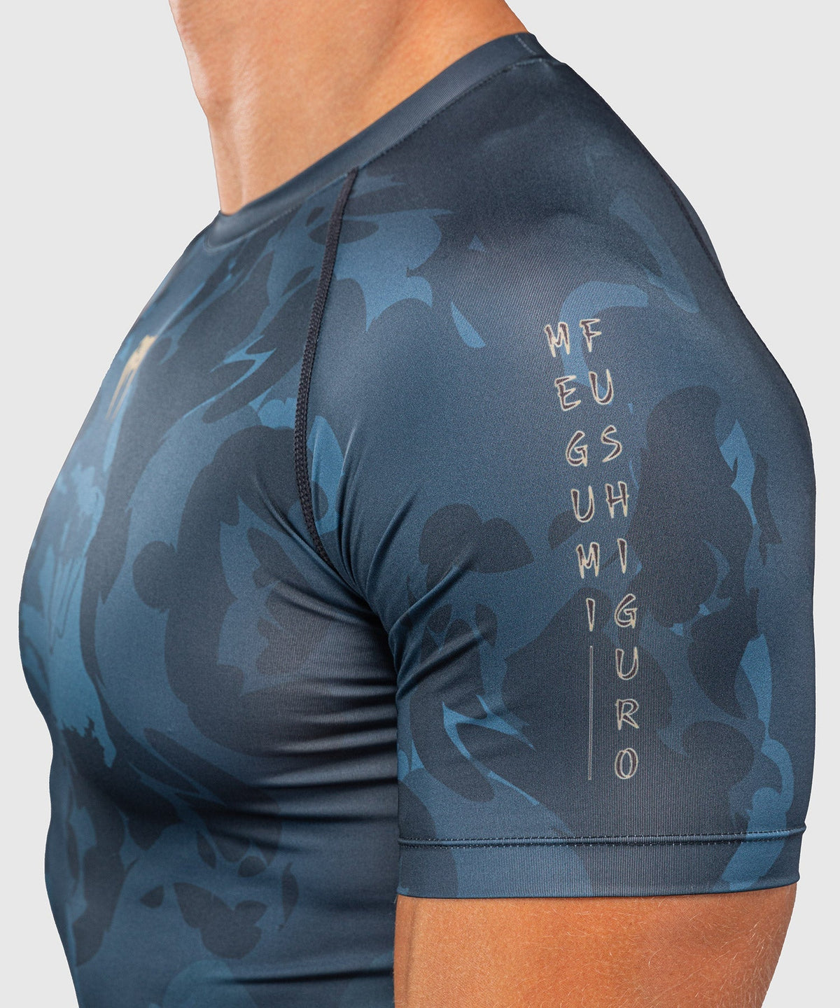 Venum Rashguard Fushiguro Kurzarm - Blau