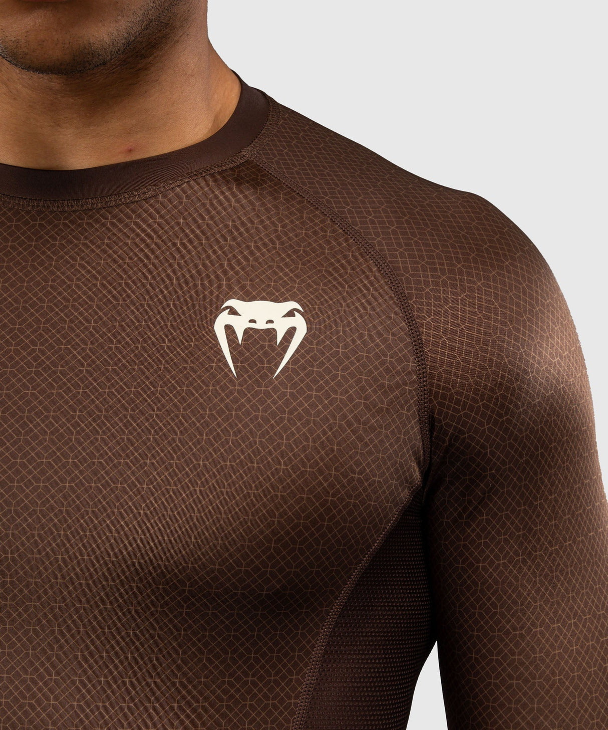 Venum Rashguard x Roger Gracie Academy Lange Ärmel - Dunkelbraun