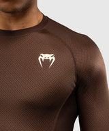 Venum Rashguard x Roger Gracie Academy Lange Ärmel - Dunkelbraun