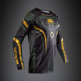 Venum MX Challenger Shirt - Schwarz/Grün/Gold
