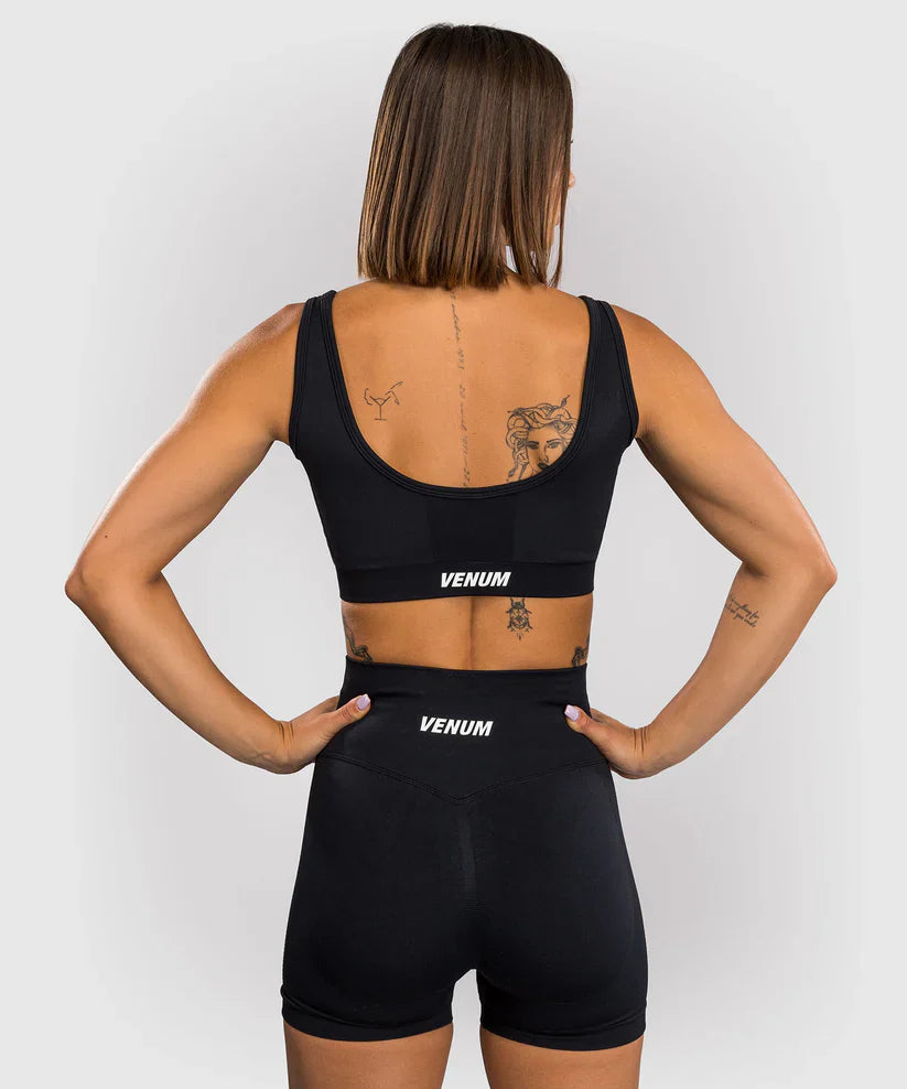 Venum Sculpt Long Sport-BH – Schwarz