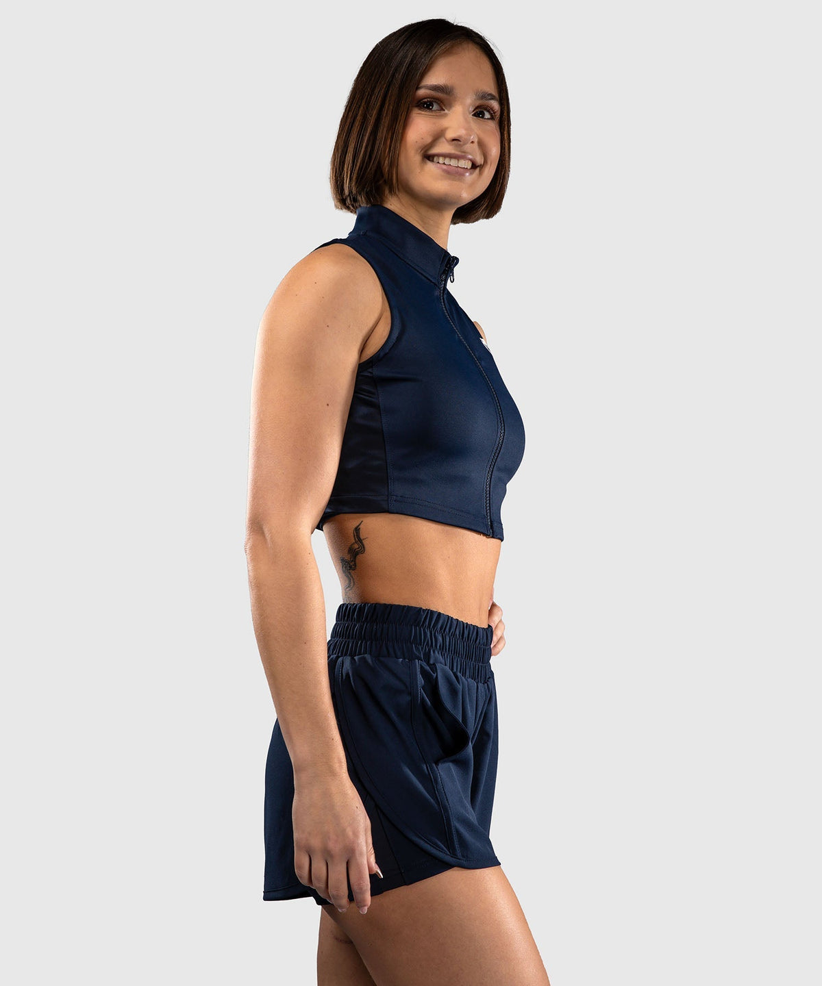 Venum Crop Top Sculpt Shape Damen - Marineblau