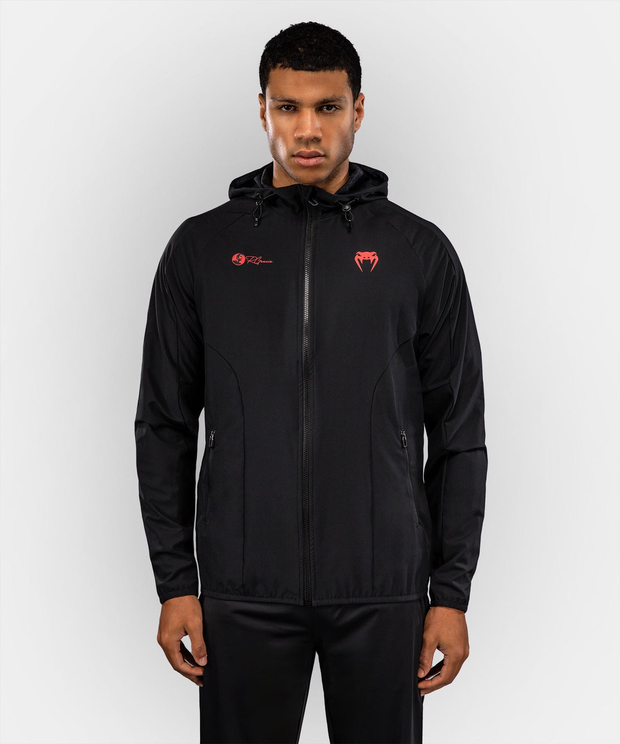 Venum x Roger Gracie Jacke Signature - Schwarz/Rot