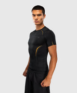 Venum Rashguard G-Core Kurzarm - Schwarz/Gold