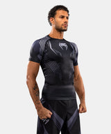 Venum Rashguard No-Gi 6.0 Kurzarm – Schwarz/Grau