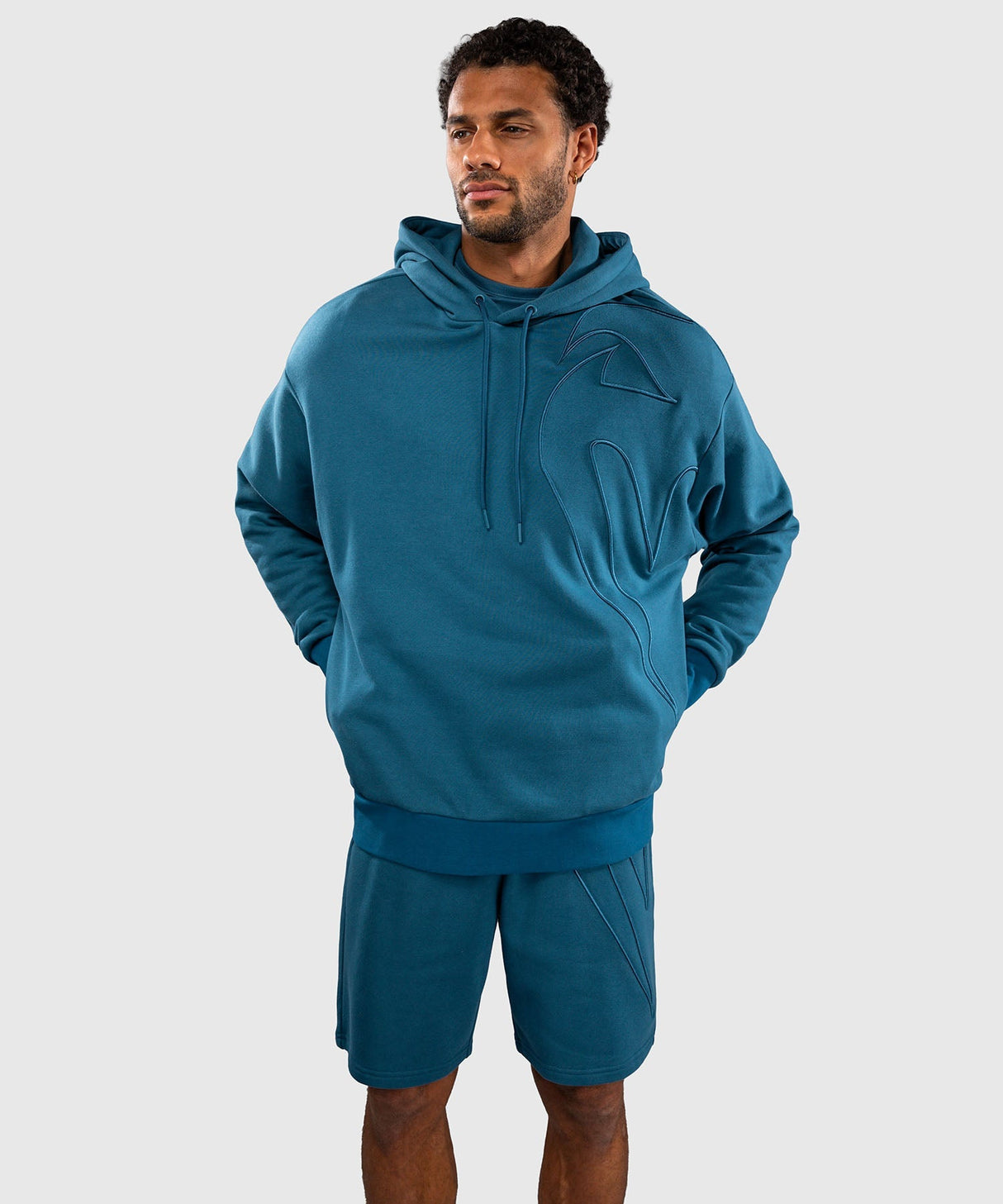 Venum Hoodie Giant 3D - Ozeanblau
