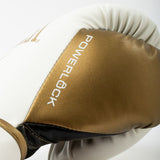 Everlast Boxhandschuhe Powerlock 2R – Weiss/Gold