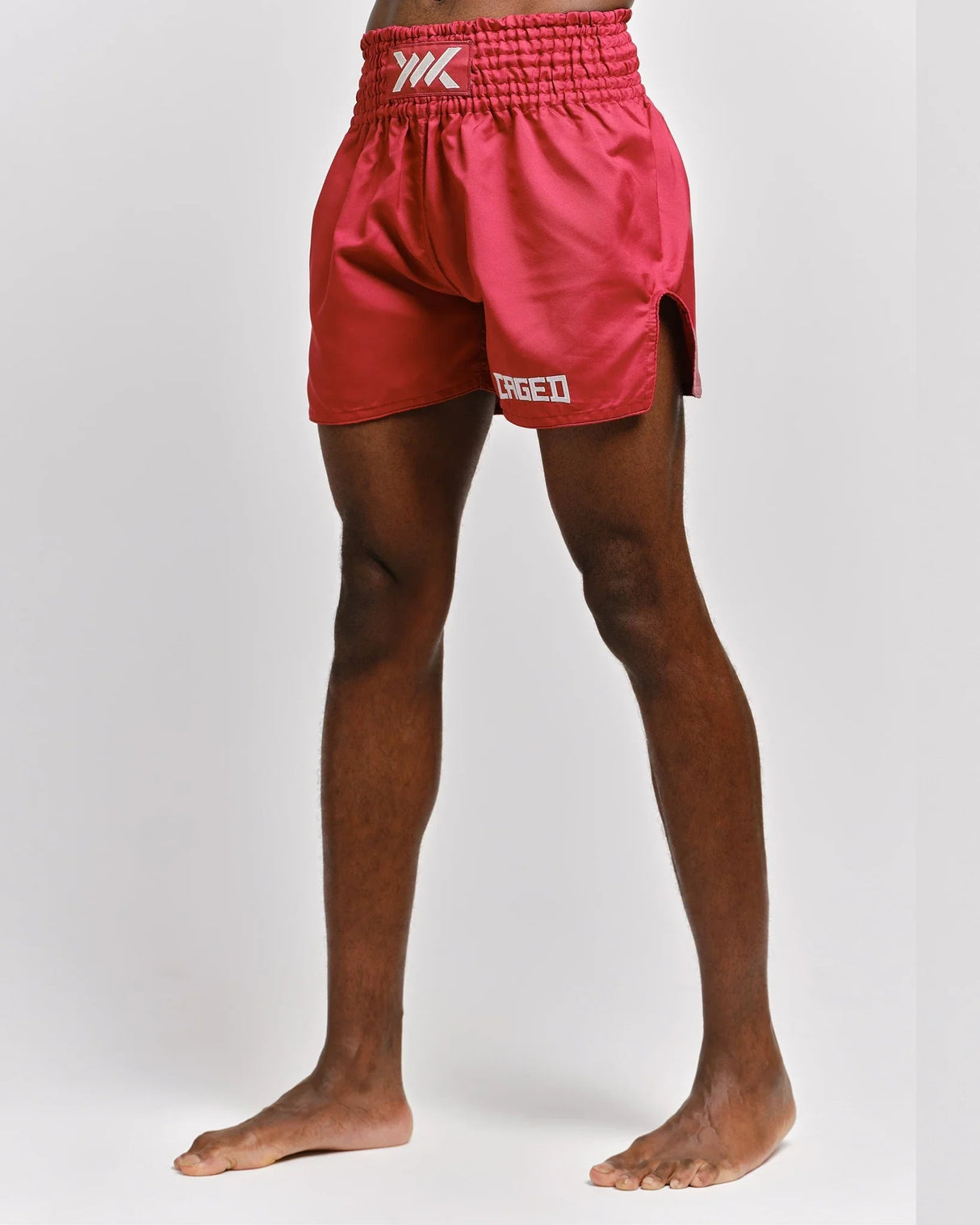 Caged Muay Thai Shorts Classic – Rot