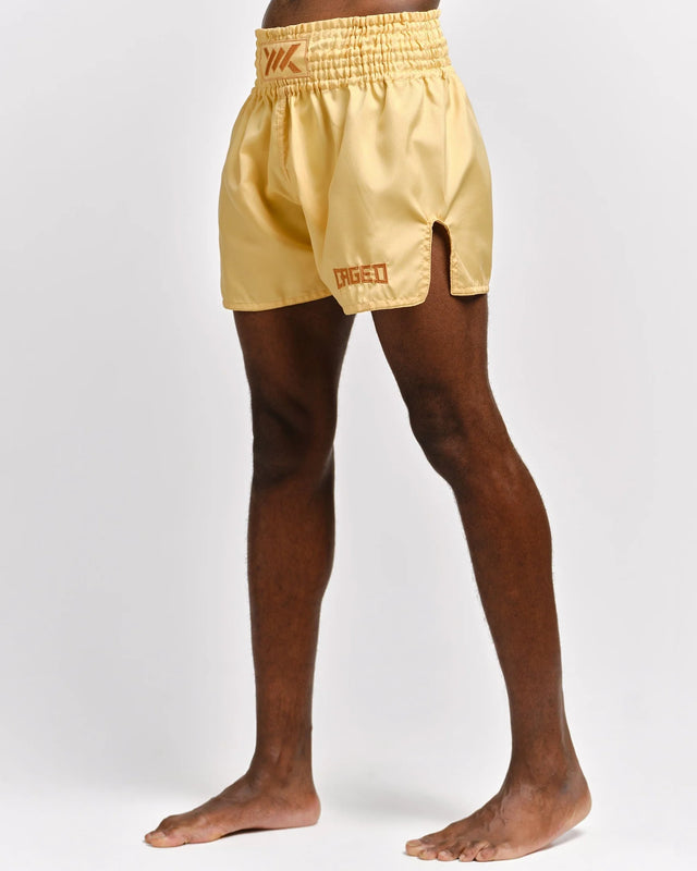 Caged Muay Thai Shorts Classic - Peach