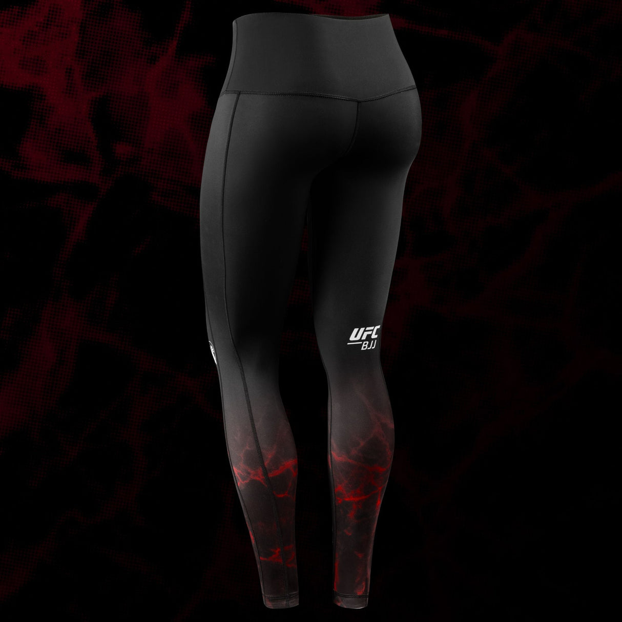 Hayabusa x UFC BJJ Leggings Damen - Schwarz/Rot
