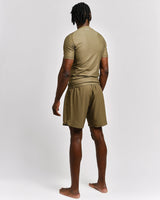 Caged Rashguard Tactical Kurzarm - Armeegrün