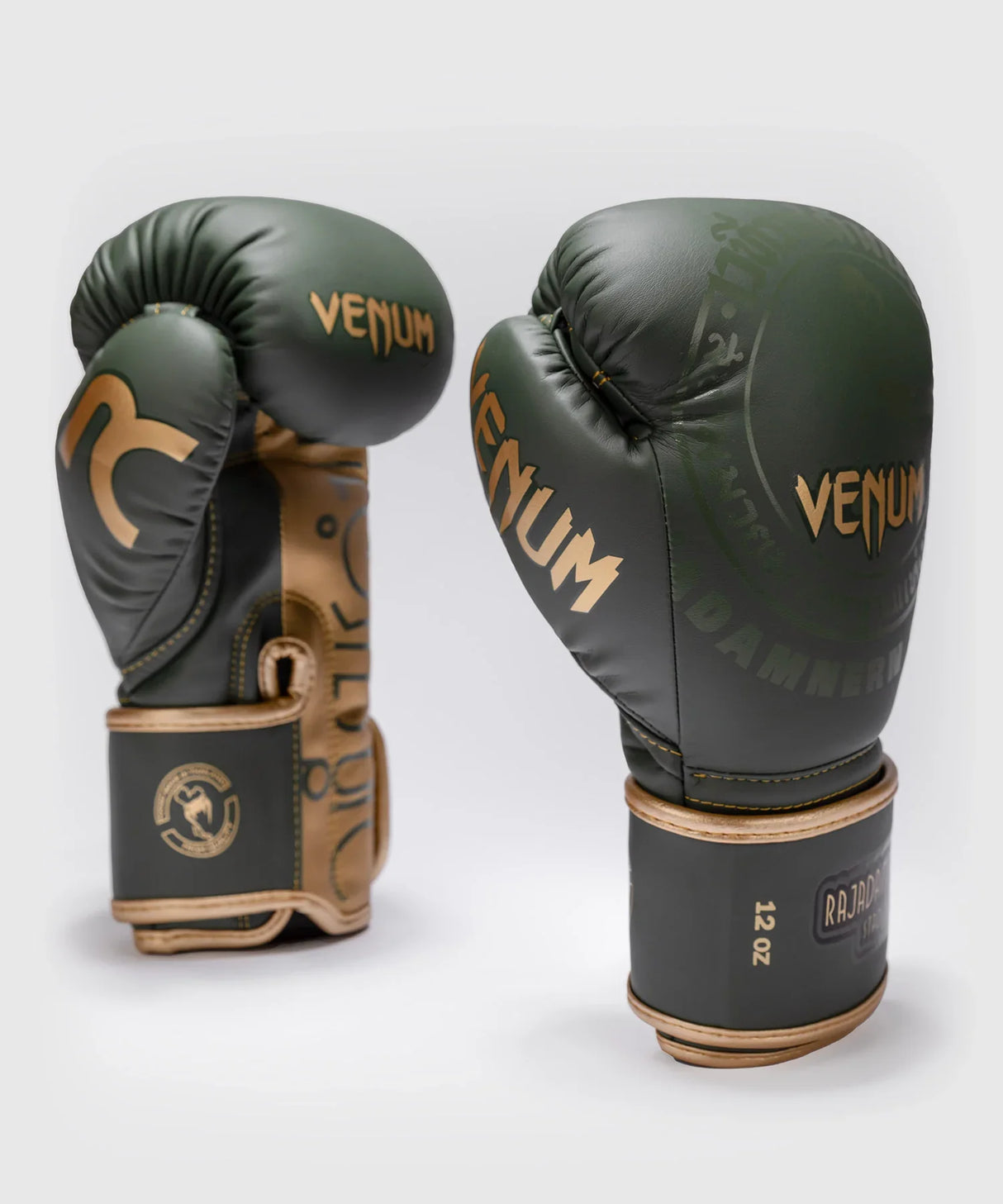 Venum x Rajadamnern Boxhandschuhe – Armeegrün