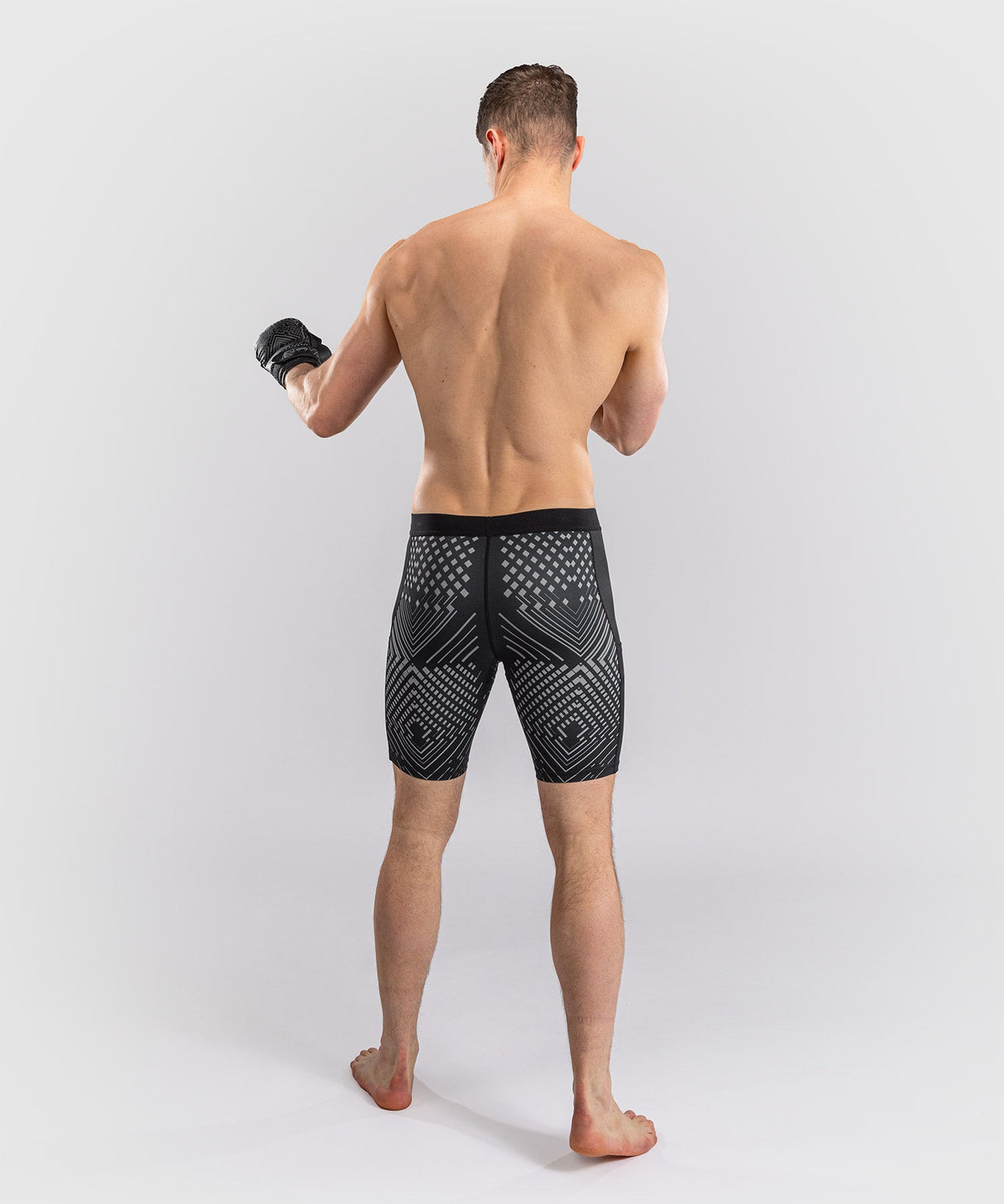 Venum Kompressionshose Midnight Fury - Schwarz/Grau/Silber