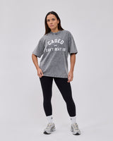 Caged Club T-shirt - Washed Grau