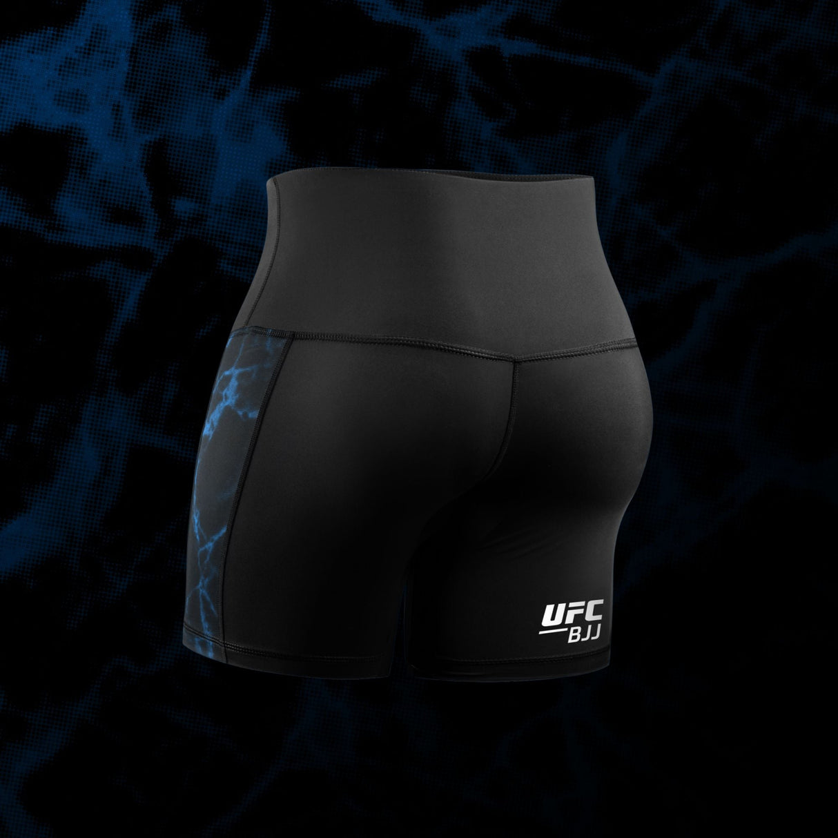 Hayabusa x UFC BJJ Kompressionsshorts Damen - Schwarz/Blau