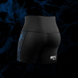 Hayabusa x UFC BJJ Kompressionsshorts Damen - Schwarz/Blau